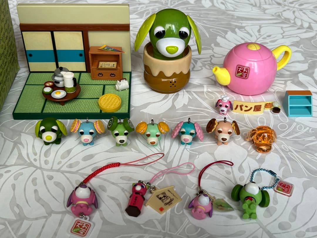 レア お茶犬 なごみのお家 リョクの部屋 お茶犬グッズセット ポットハウス