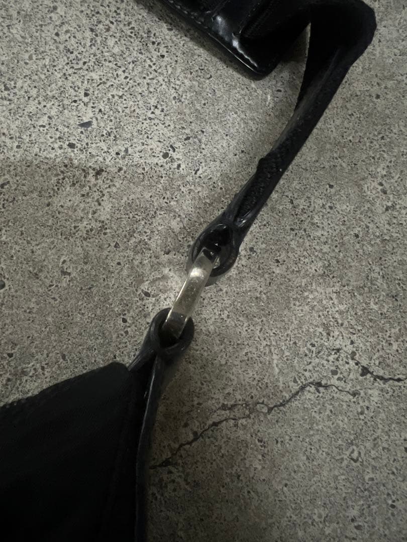 バッグ PRADA nylon utility shoulder bag black