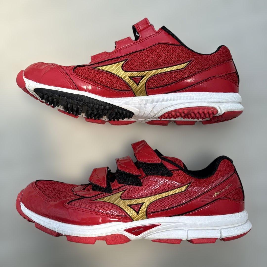 ミズノプロ　野球　トレーニングシューズ　26.5cmレッド