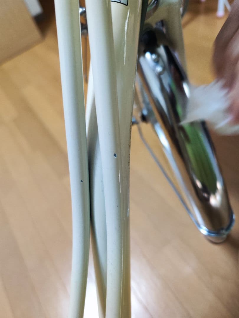 MAーJIN　asahi 子供用自転車　22インチ　 ホワイト 前カゴ付き