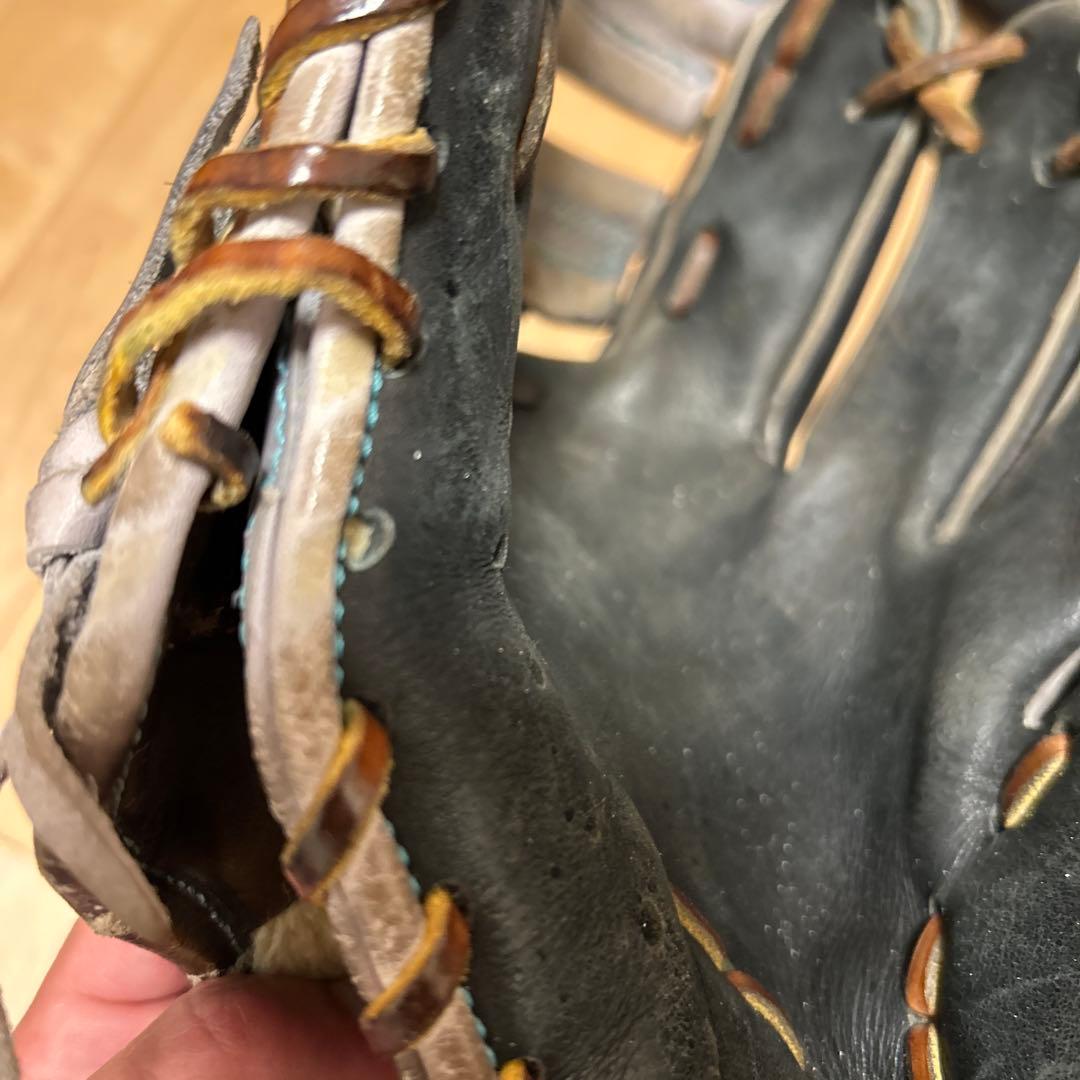 久保田スラッガー軟式野球グローブ 黒/白