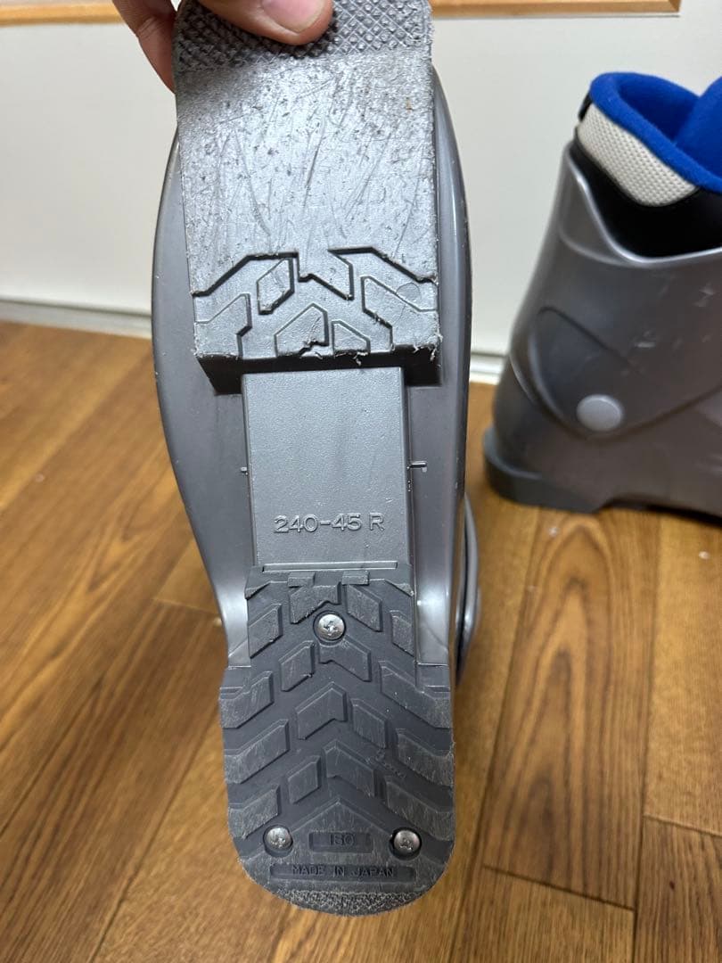 KAZAMA スキー板106cm,ブーツ23.5cm,ストック90cm