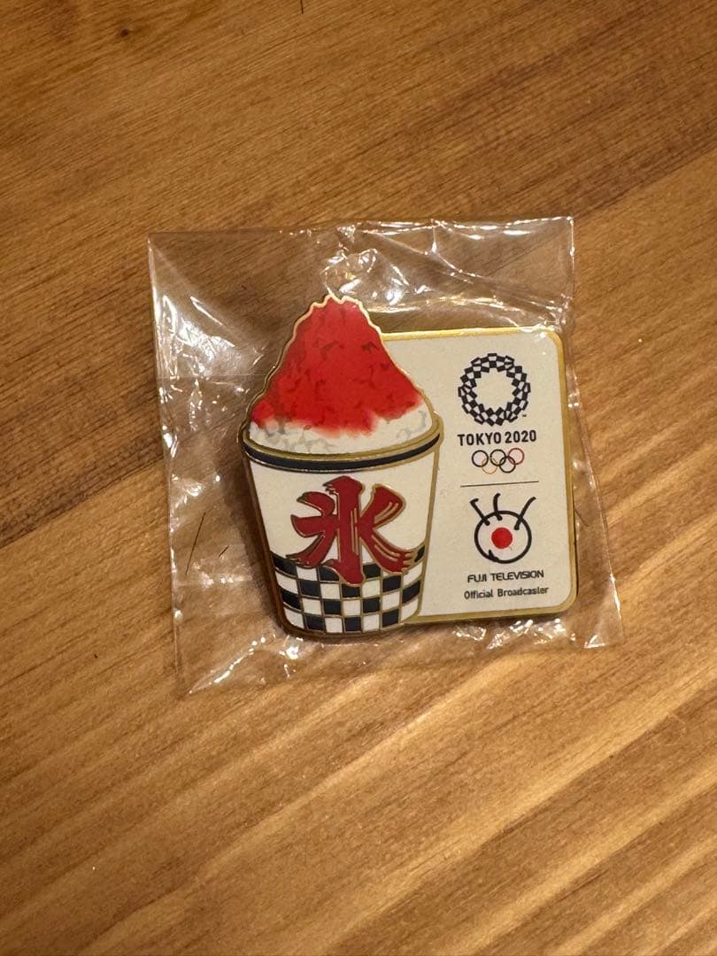 TOKYO 2020 かき氷 ピンバッジ　東京2020オリンピックピンバッヂ