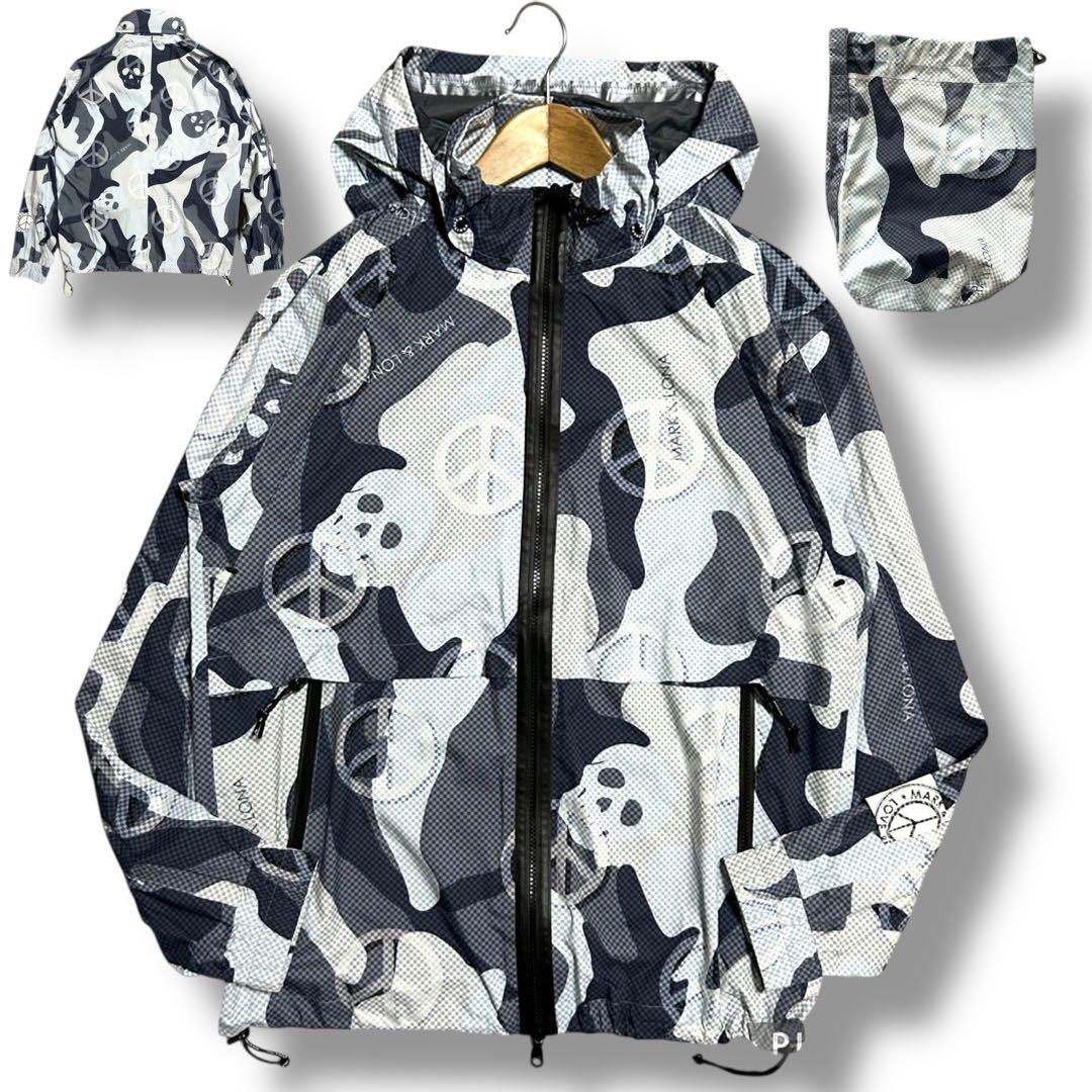 【MARK & LONA】ナイロンジャケット ゴルフ KOMATSU製 L相当