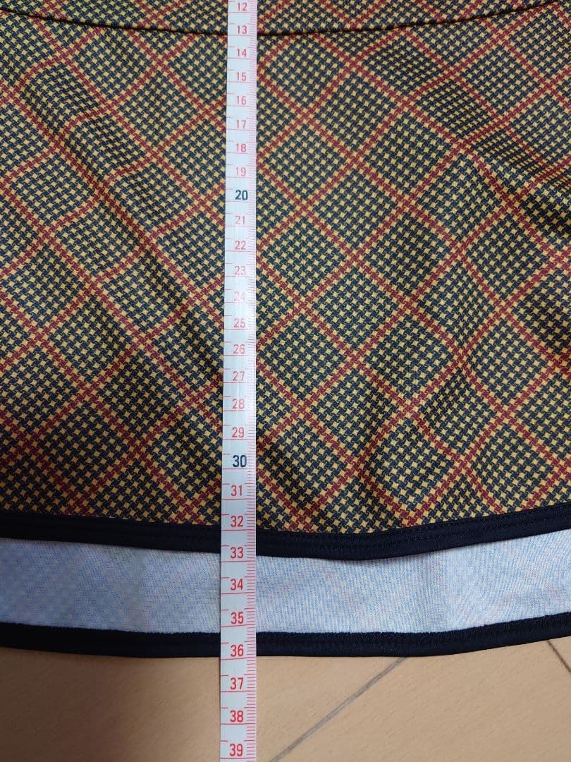 フィラ　テニスウェア　セットアップ　ゲームシャツ　スコート　マスタード　Sサイズ