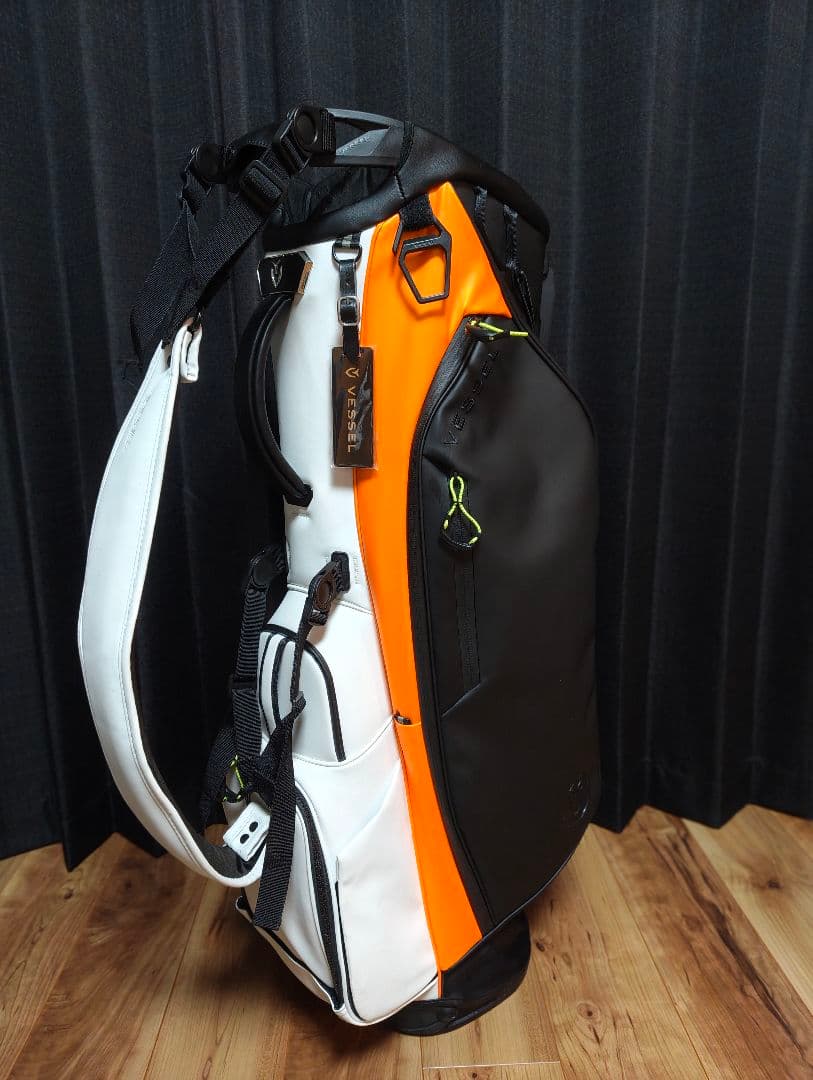 美品!VESSEL PLAYER 4.0 Pro スタンドキャディバッグ　ベゼル