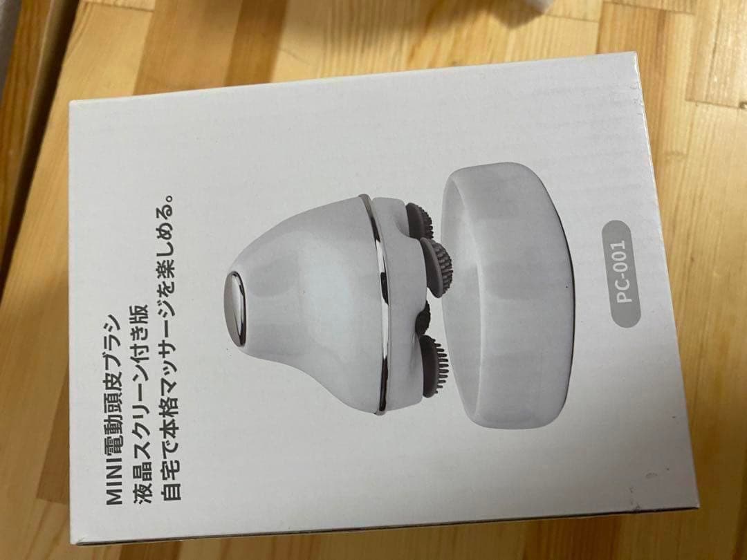 電動頭皮ブラシ 2セットアタッチメント ヘッドフェイス両用