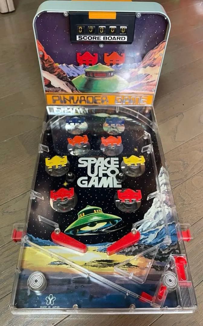 米澤玩具 レトロ　ピンベーダーゲーム インベーダー UFO ピンボール　エレメカ