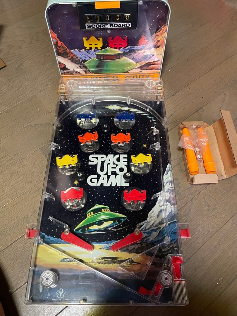 米澤玩具 レトロ　ピンベーダーゲーム インベーダー UFO ピンボール　エレメカ