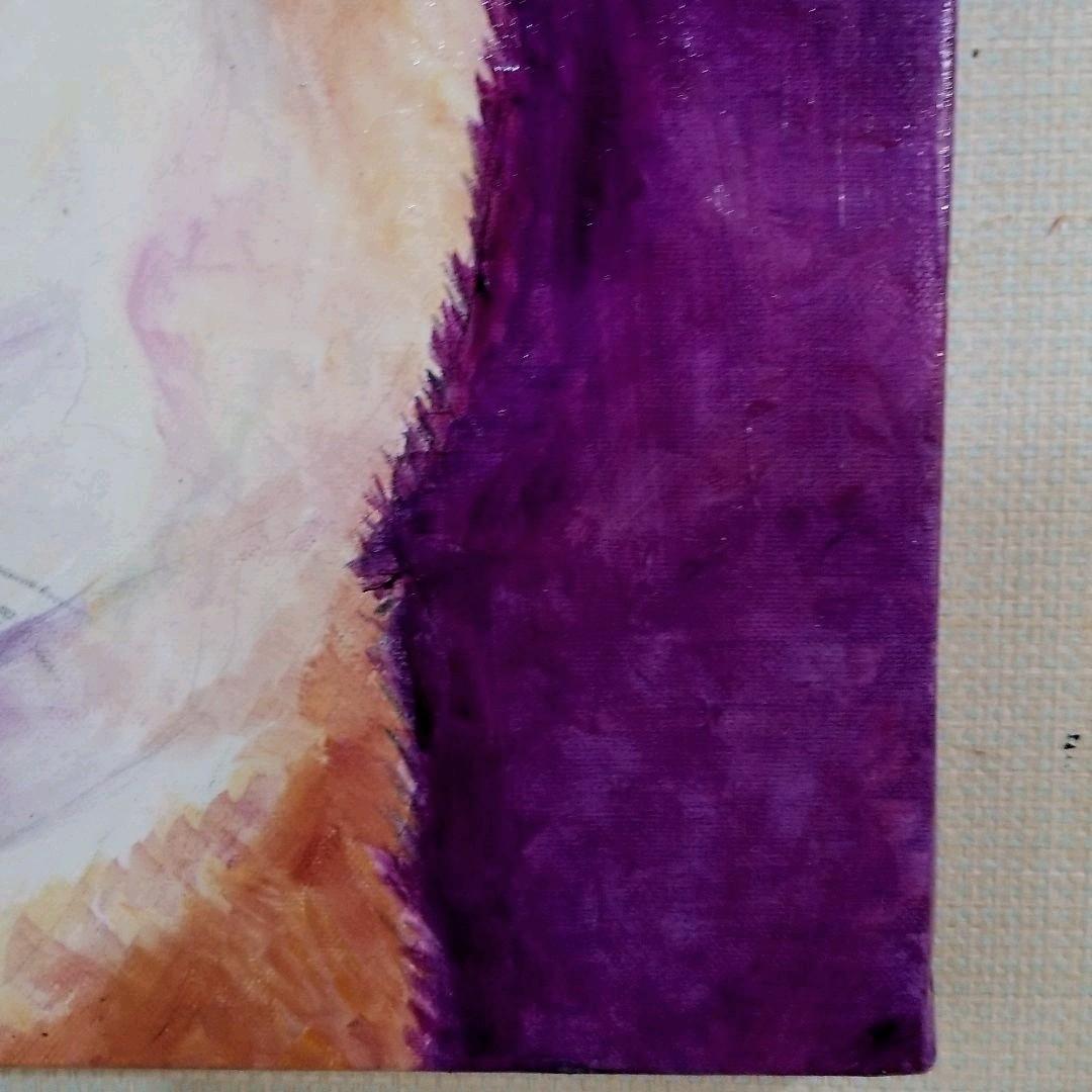 油絵　専用　穏やかなお利口さんの柴犬　見本