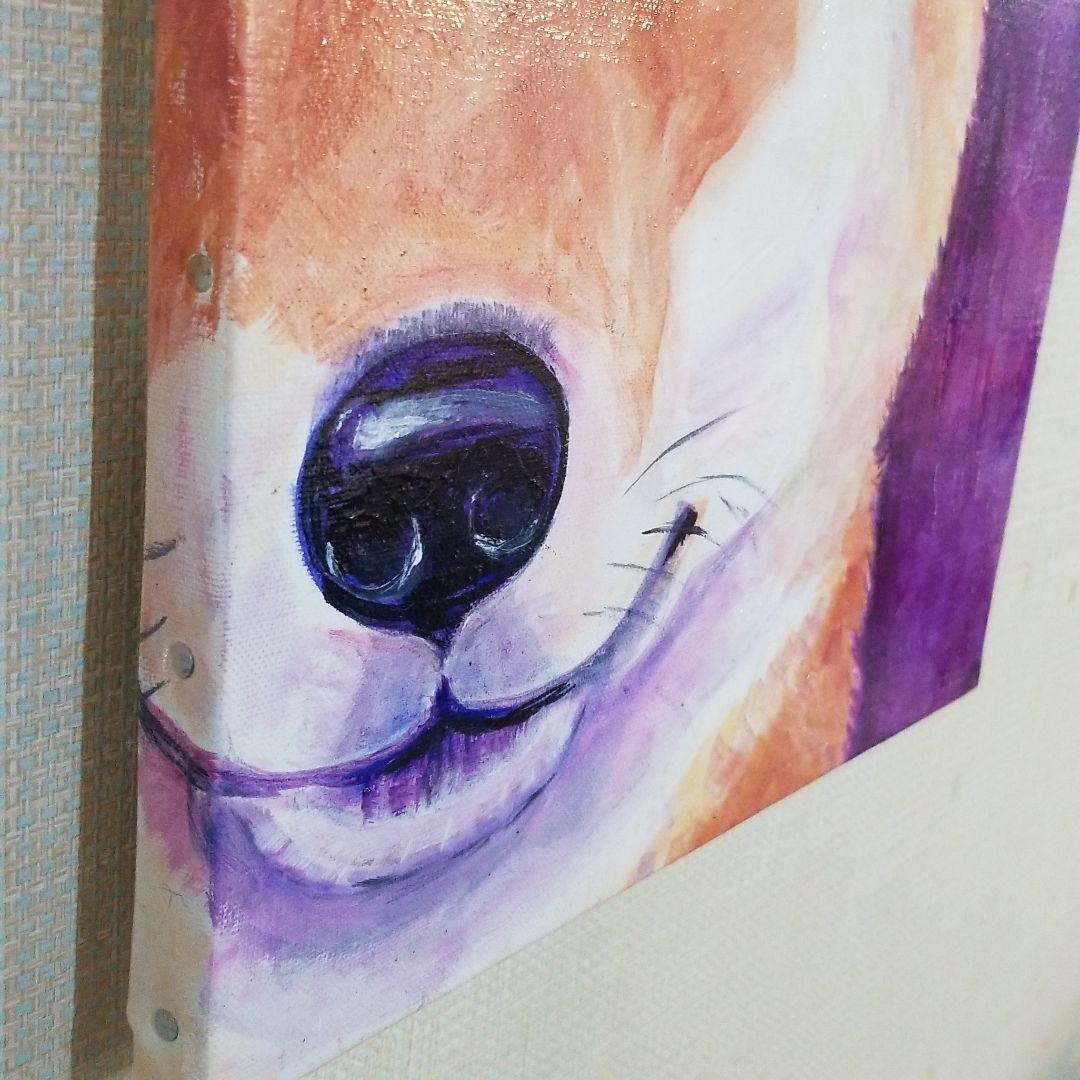 油絵　専用　穏やかなお利口さんの柴犬　見本