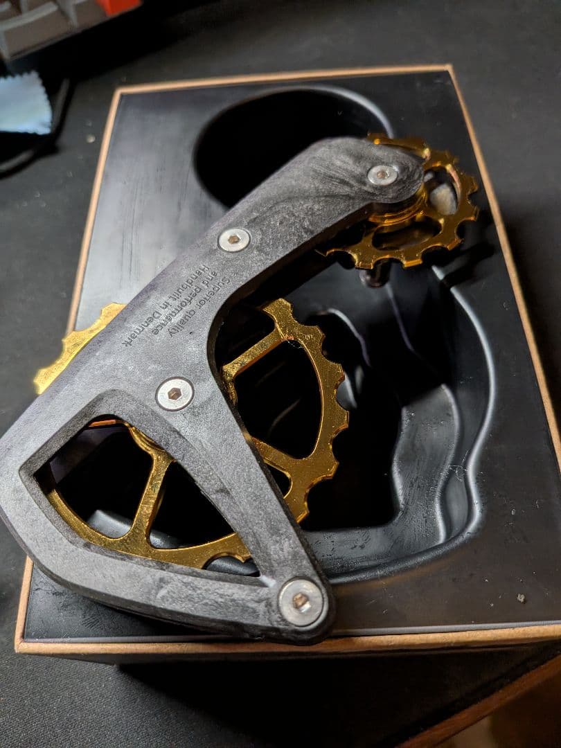 ryet ビッグプーリー　ゴールド　シマノ互換