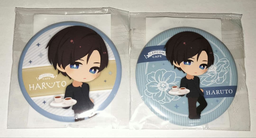 囚われのパルマ ハルト 缶バッジ セット カプコンカフェ 4周年