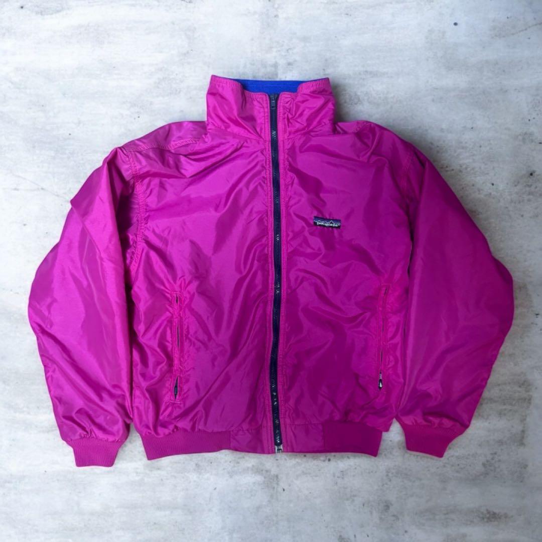 M*u様 80s USA製 Patagonia シェルドシンチラ ピンク 三角タ