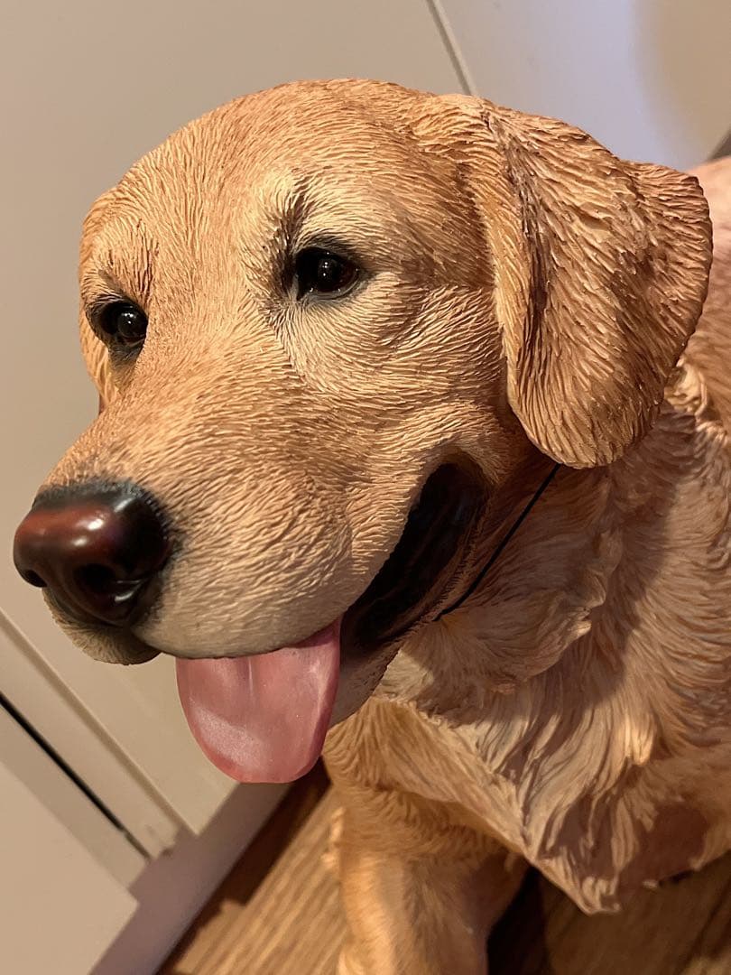 ※かつゴールデンレトリバー犬 オブジェ置物オーナメント実物大本物そっくり