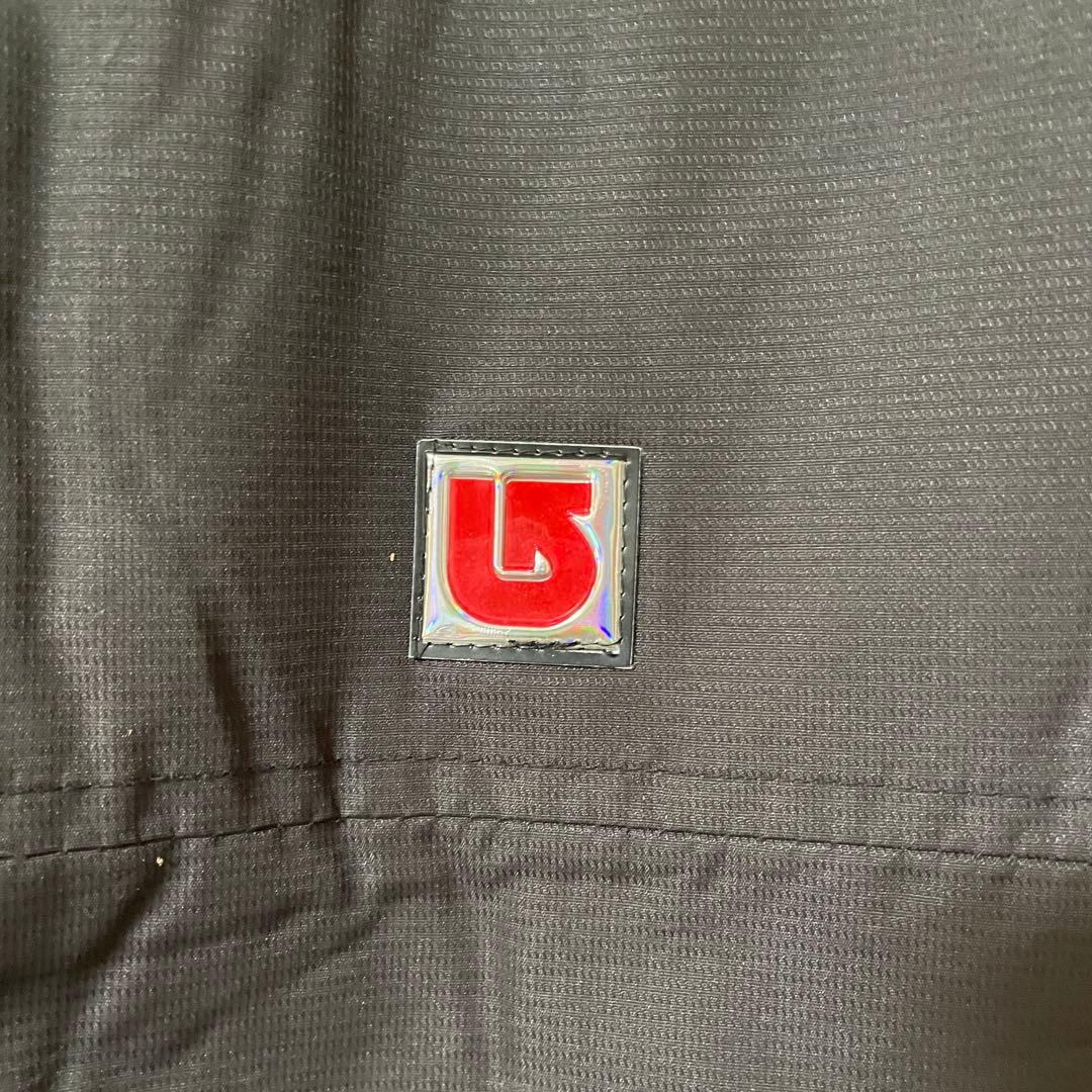 Burtonバートンスキーウェアスノーボードジャケットダウン中綿黒ブラック刺繍