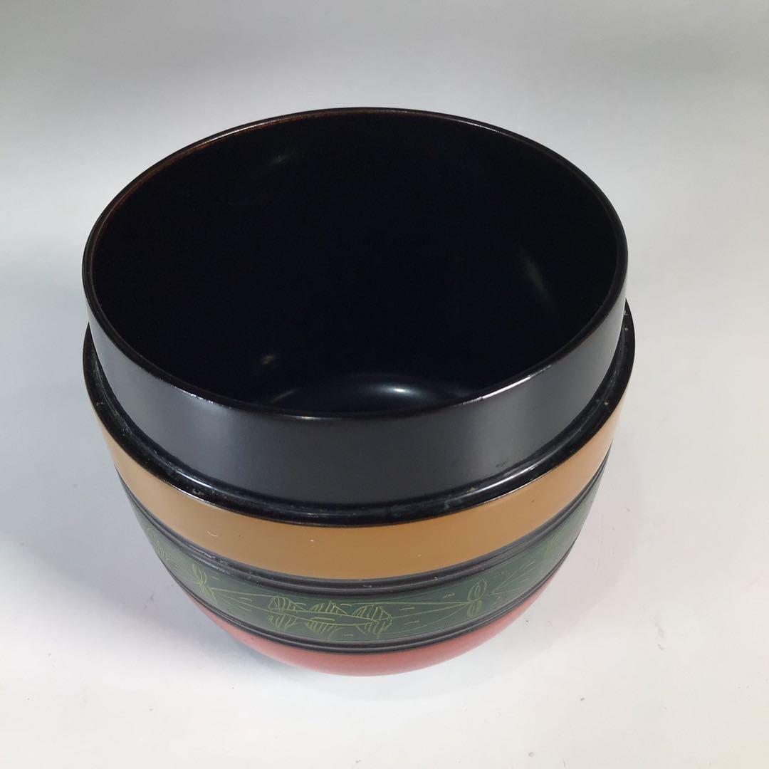 Ｎ２７８　棗　『道場宗廣作』『唐物写』『独楽棗』　共箱　茶道具