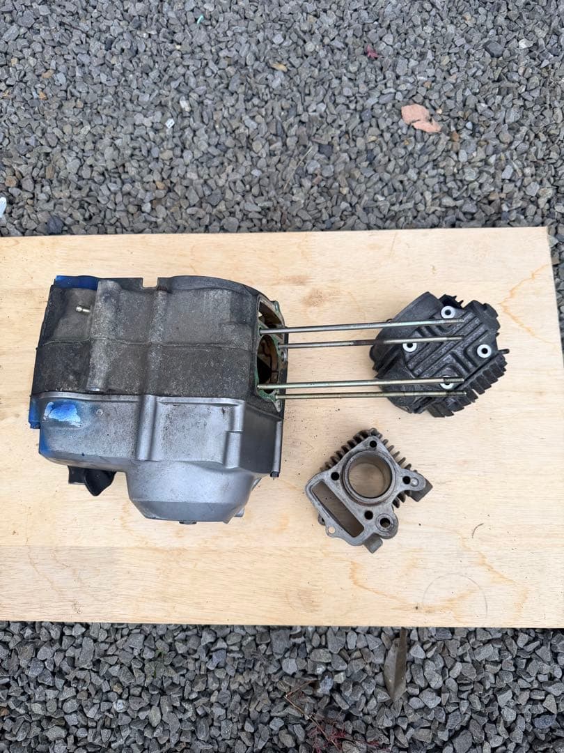 リトルカブ エンジン 分解 クランクケース ヘッド ジャンク