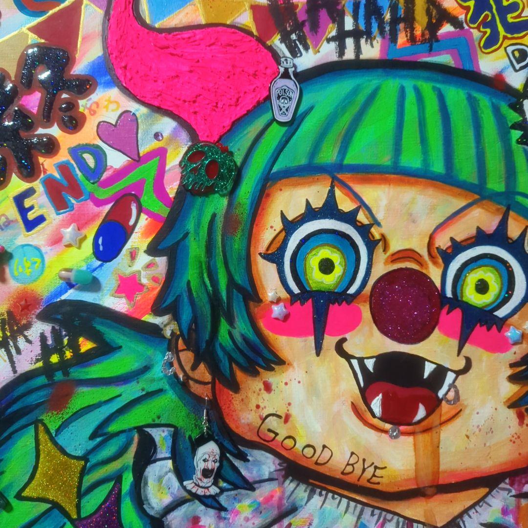 【一点物/飛び出すアート♡】PSYCHO PARTY【S15号】