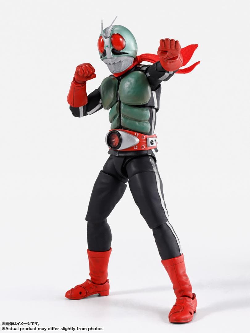 S.H.Figuarts（真骨彫製法） 仮面ライダー新2号 ＋ 新サイクロン号