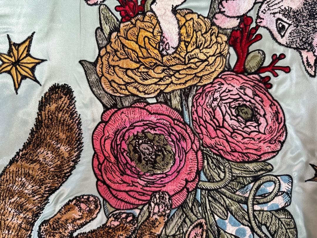 ヒグチユウコ スカジャン　月と太陽(リバーシブル)