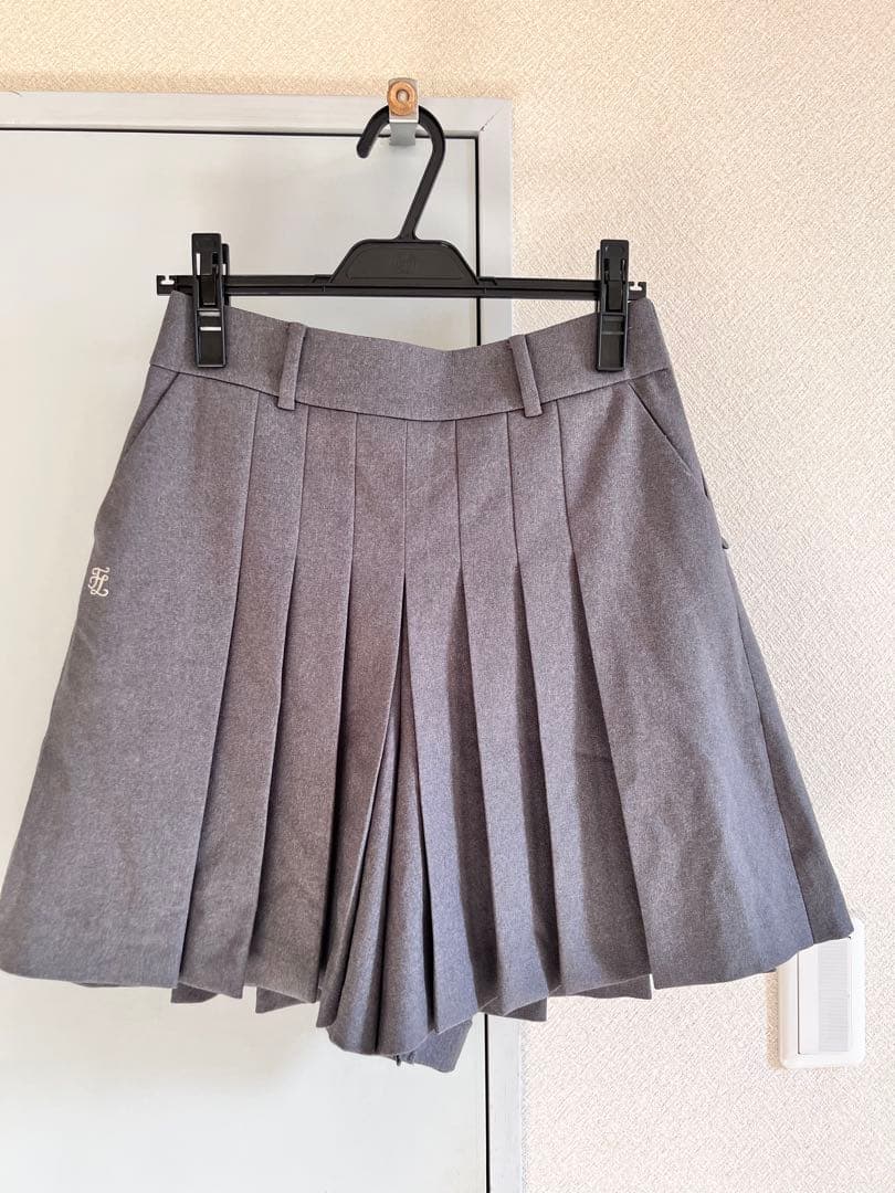 Fair Liar ゴルフ プリーツ スカート S 美品 グレー