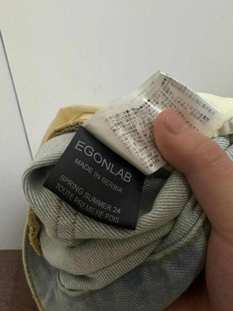 パンツ egonlab 24ss atomic denim