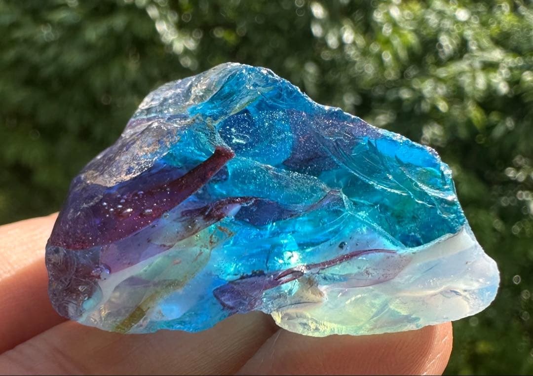 1点物シエラネバダ産アンダラクリスタル　マルチカラーレムリア ヒーリング瞑想