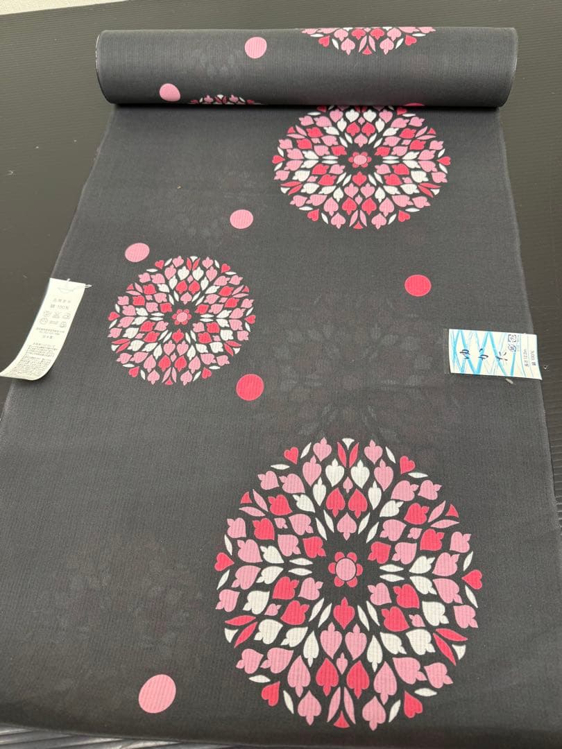 246)浴衣　反物　5点セット　綿100% 着尺