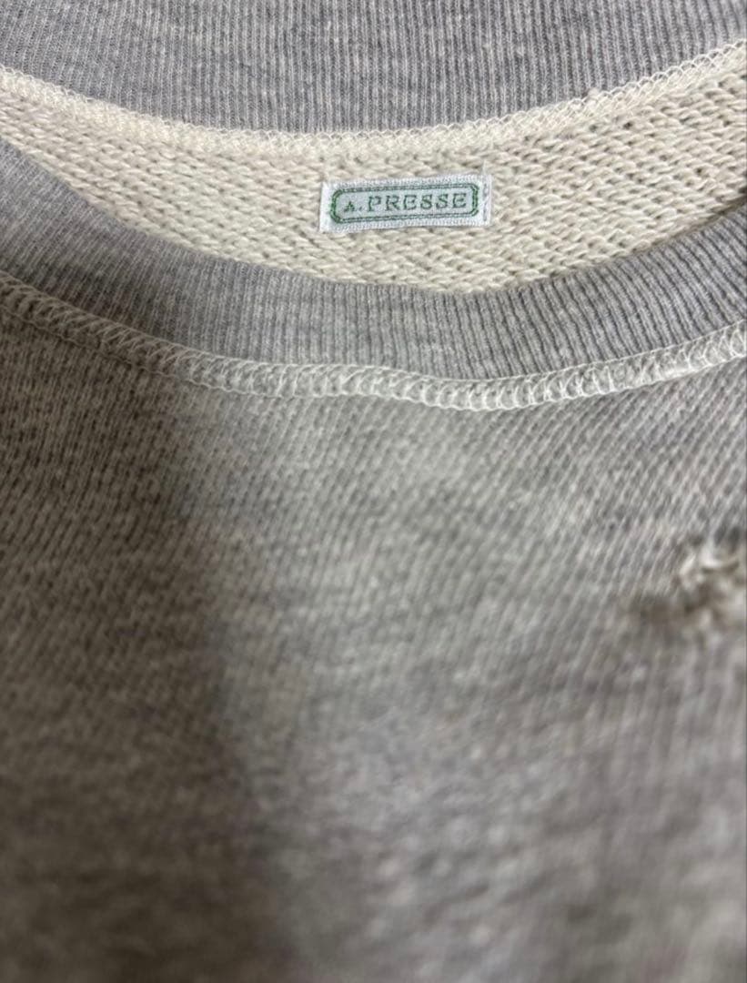 22SS a.presse Vintage Washed Sweat サイズ2