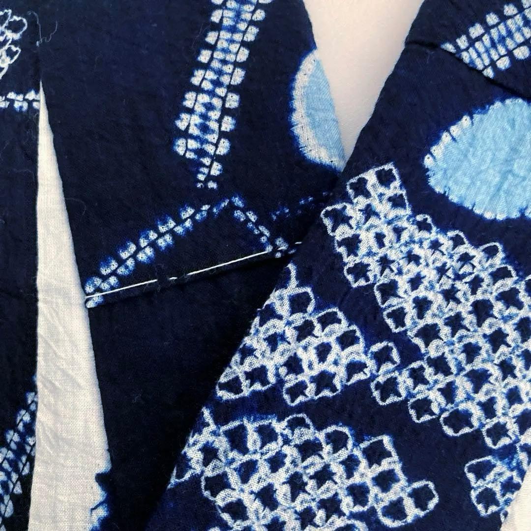 ちい　有松絞り・三浦絞り　手縫い上質　絞り浴衣　No.2-138