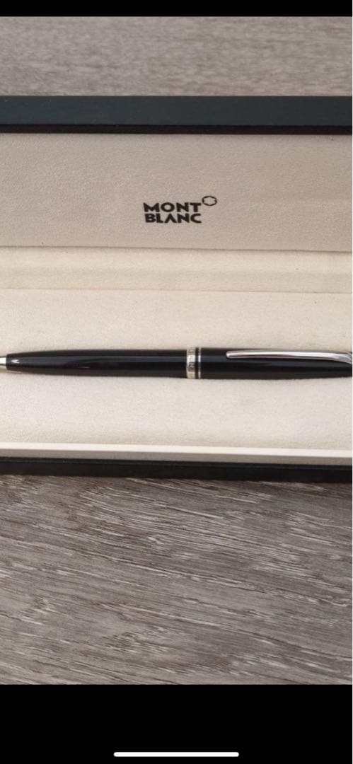 MONT BLANC 黒ボールペン 専用ケース付き美品