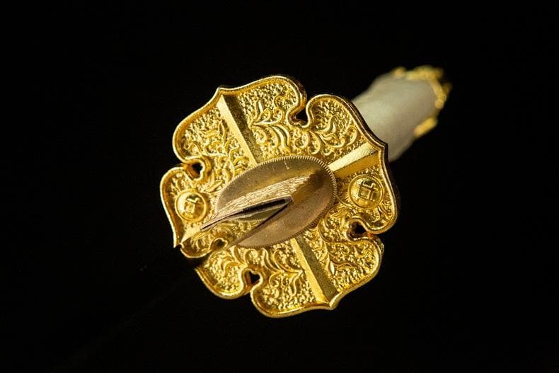 耀金太刀 日本刀 模造刀 居合刀 武士道 武蔵 鑑賞用 手鍛造打