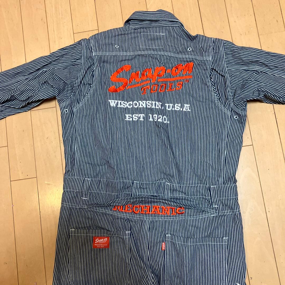 スナップオン　オールインワン試着のみ　ストライプ