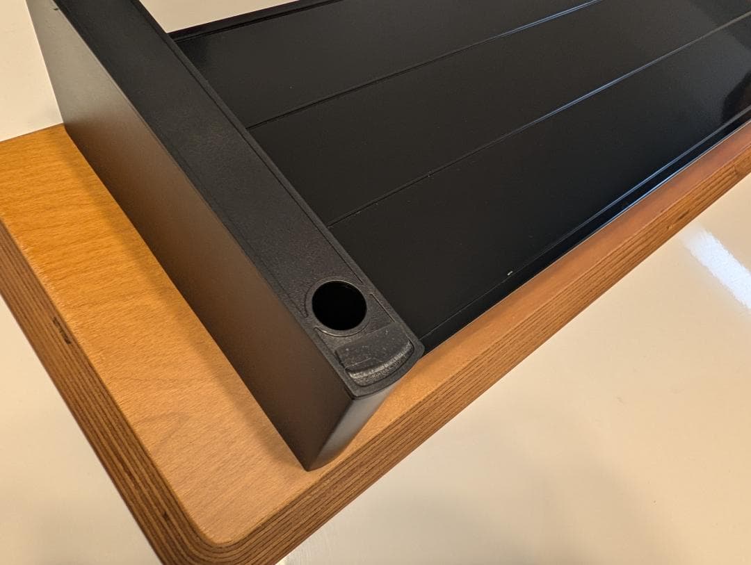 amesoba 木製 モニタースタンド 卓上 デスクシェルフ