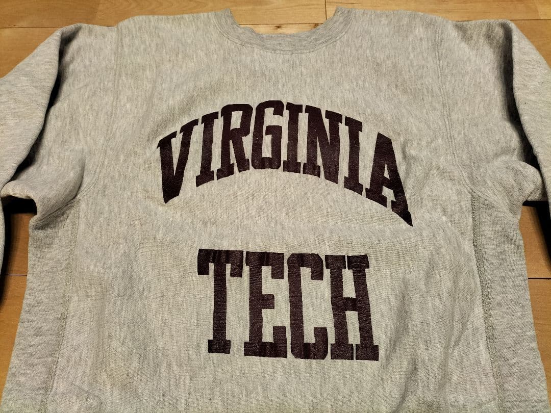 90s Championリバースウィーブ USA製 バージニア工科大学 Lサイズ