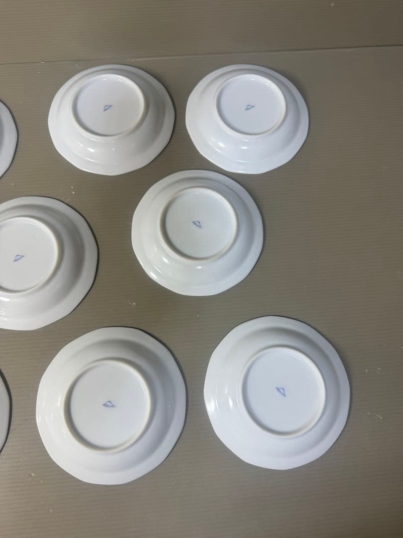 2528 深川製磁　小皿　8客　未使用