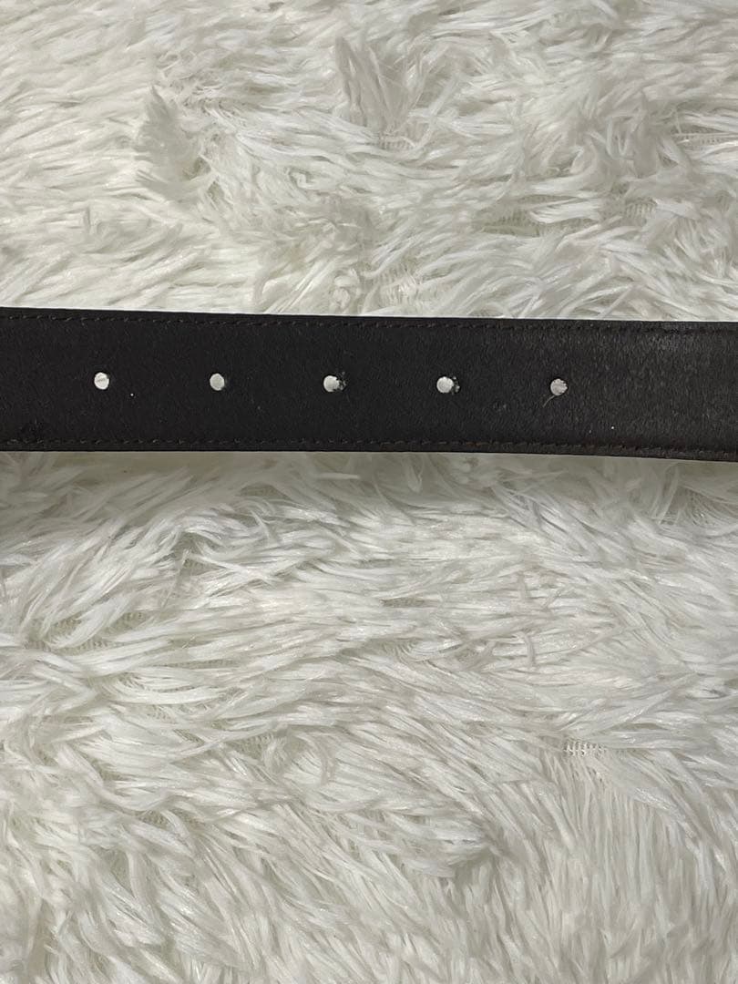 美品　CELINE セリーヌ ゴールドバックル 本革　レザーベルト ブラック