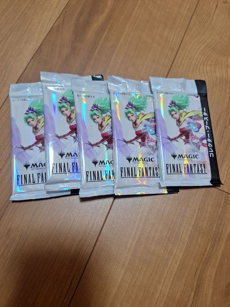 MTG FFコラボ コレクターブースター 日本語版 5パック　新品未開封