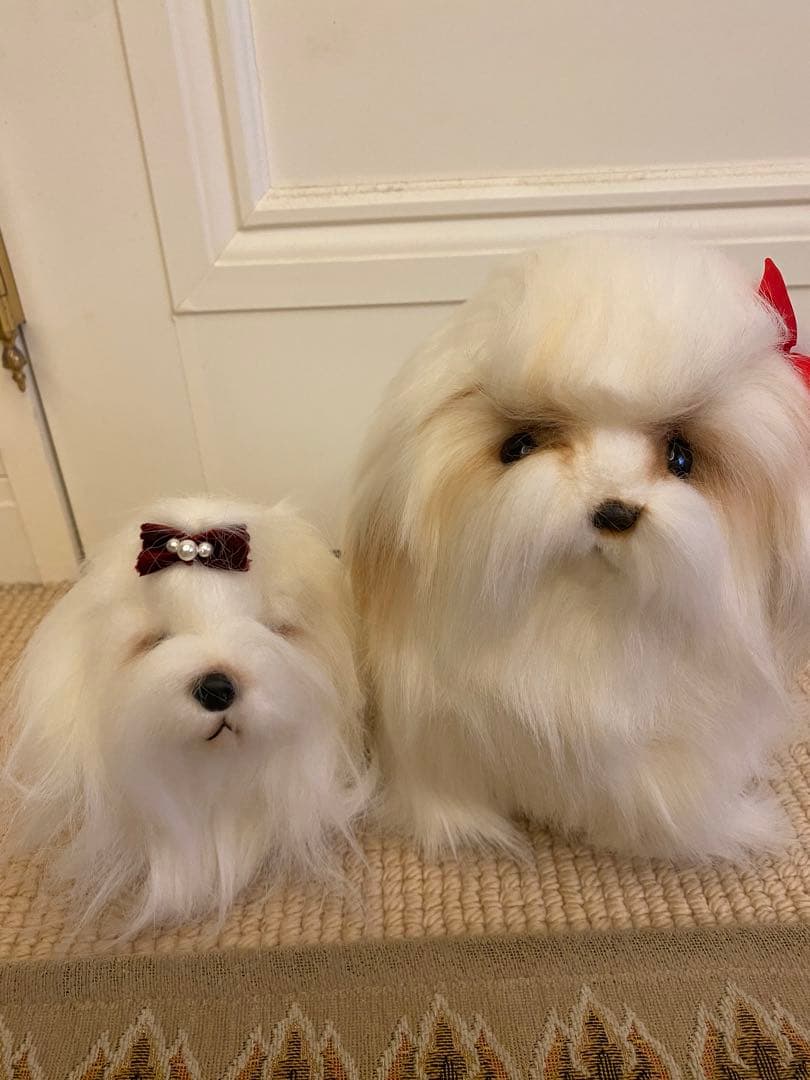 昭和レトロ　シーズー　ぬいぐるみ　美品