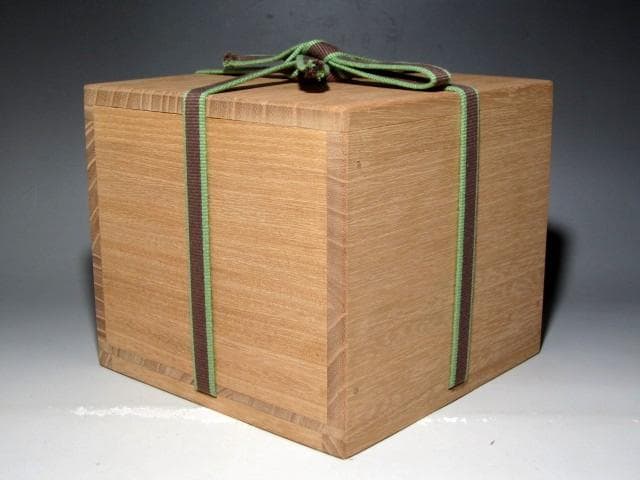 裏千家裏千家十四世淡々斎　自作赤茶碗「瀧津瀬」趣ある名品☆ｚ428