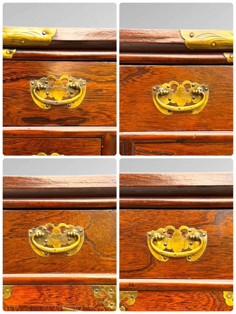 李朝家具 朝鮮家具 薬箪笥 年代物 アンティーク 韓流 韓国