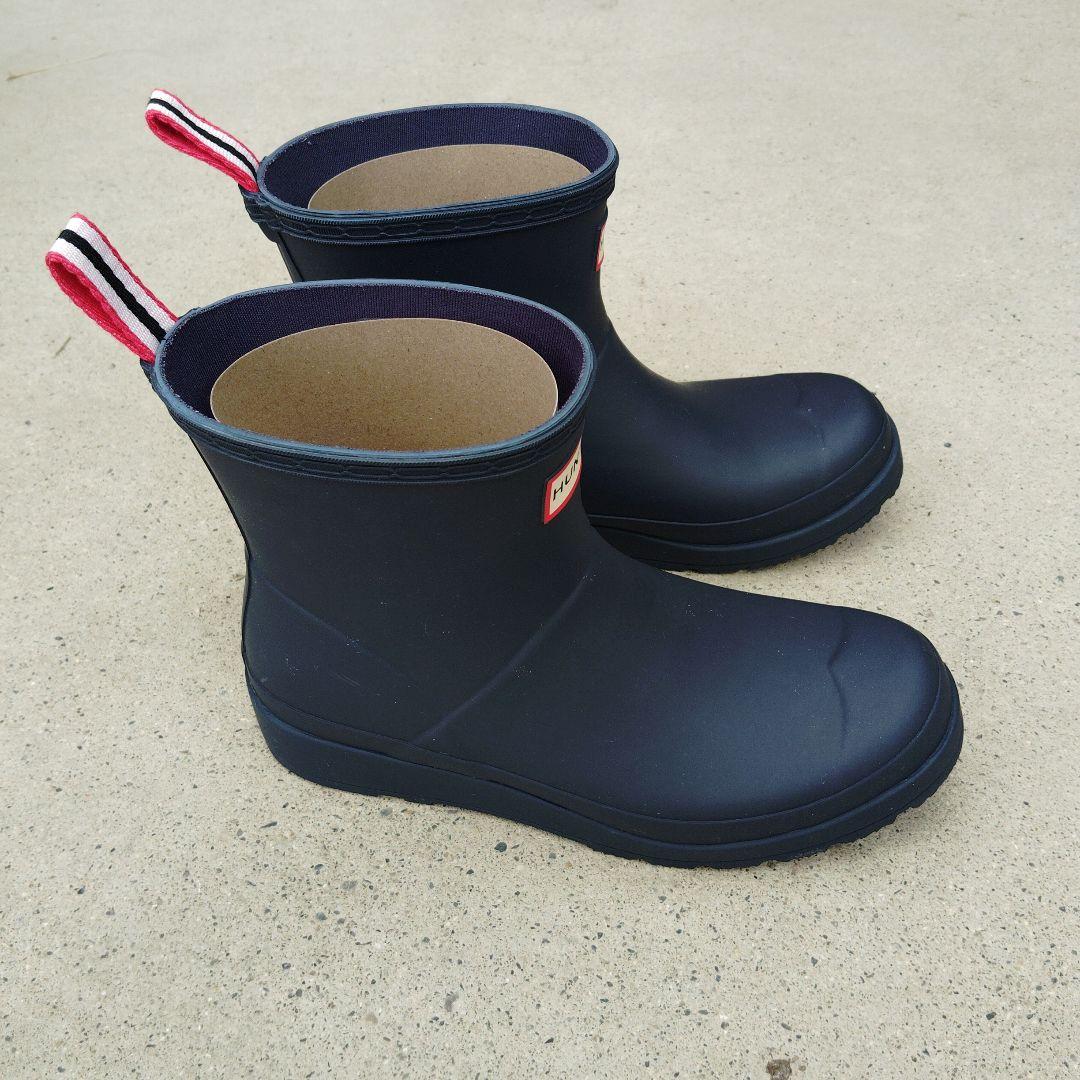 ハンター オリジナルプレイブーツ ショート ネイビー