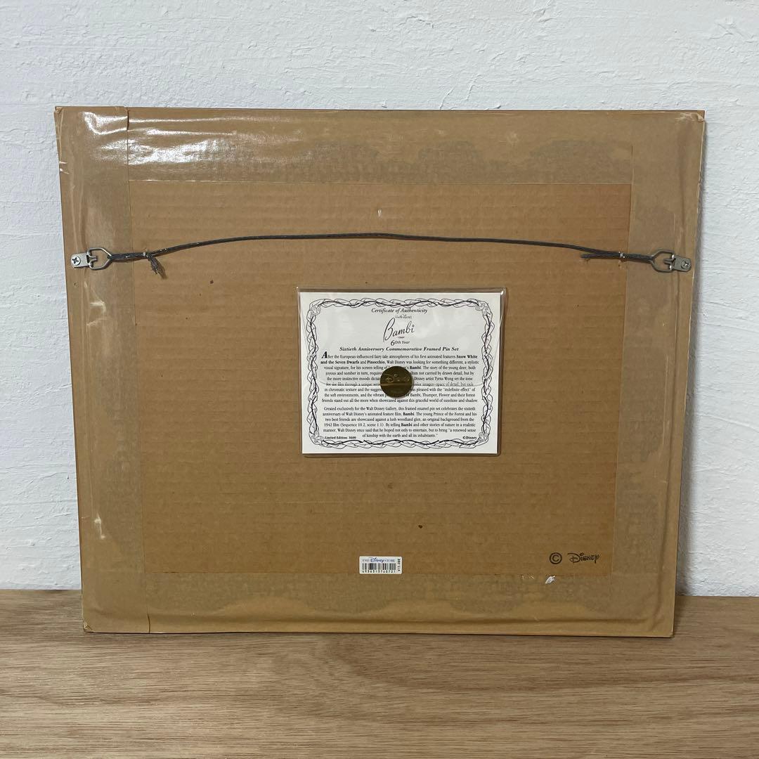 バンビ　額　バッジ　1942年　60周年