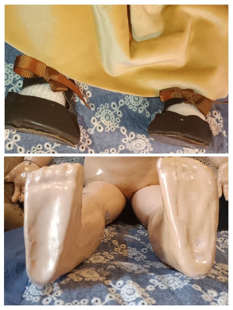 ⭐E12 アンティークドール　エデンべべ　大きな美しい瞳　⭐ジュモーボディ