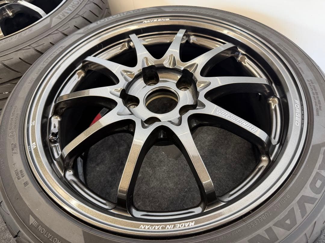 『美品』RAYS 17インチ VOLKRACING CE28タイヤホイールセット