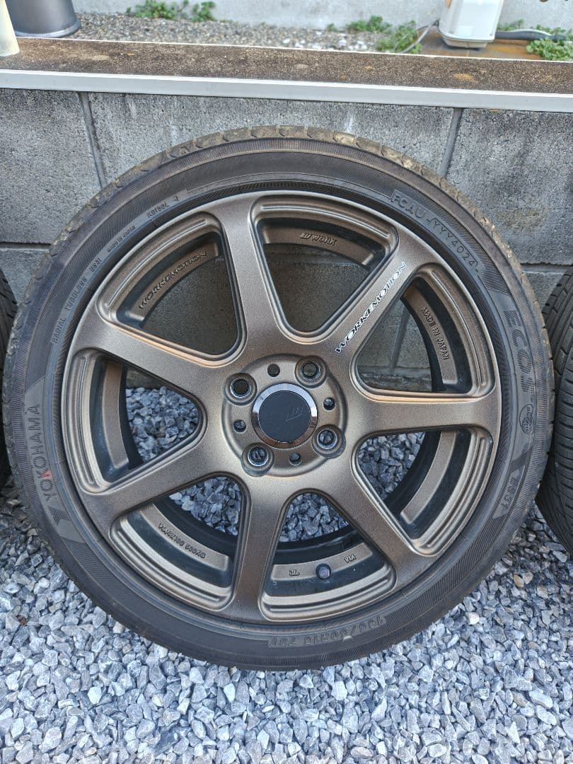 値引き！WORK　エモーション　Ｔ７Ｒ　15インチ　３本セット　おまけ付き！！