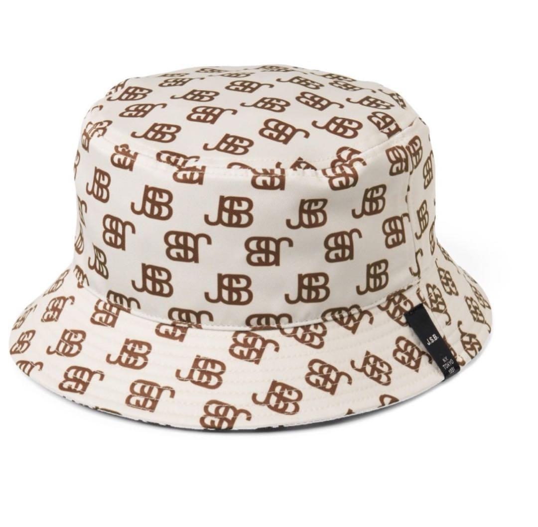 JSB モノグラム　ロゴバケットハット　L