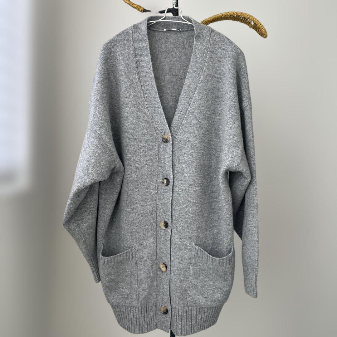 【新品】ドゥーズエムクラス　グレー　　　　　　　　BIGカーディガン