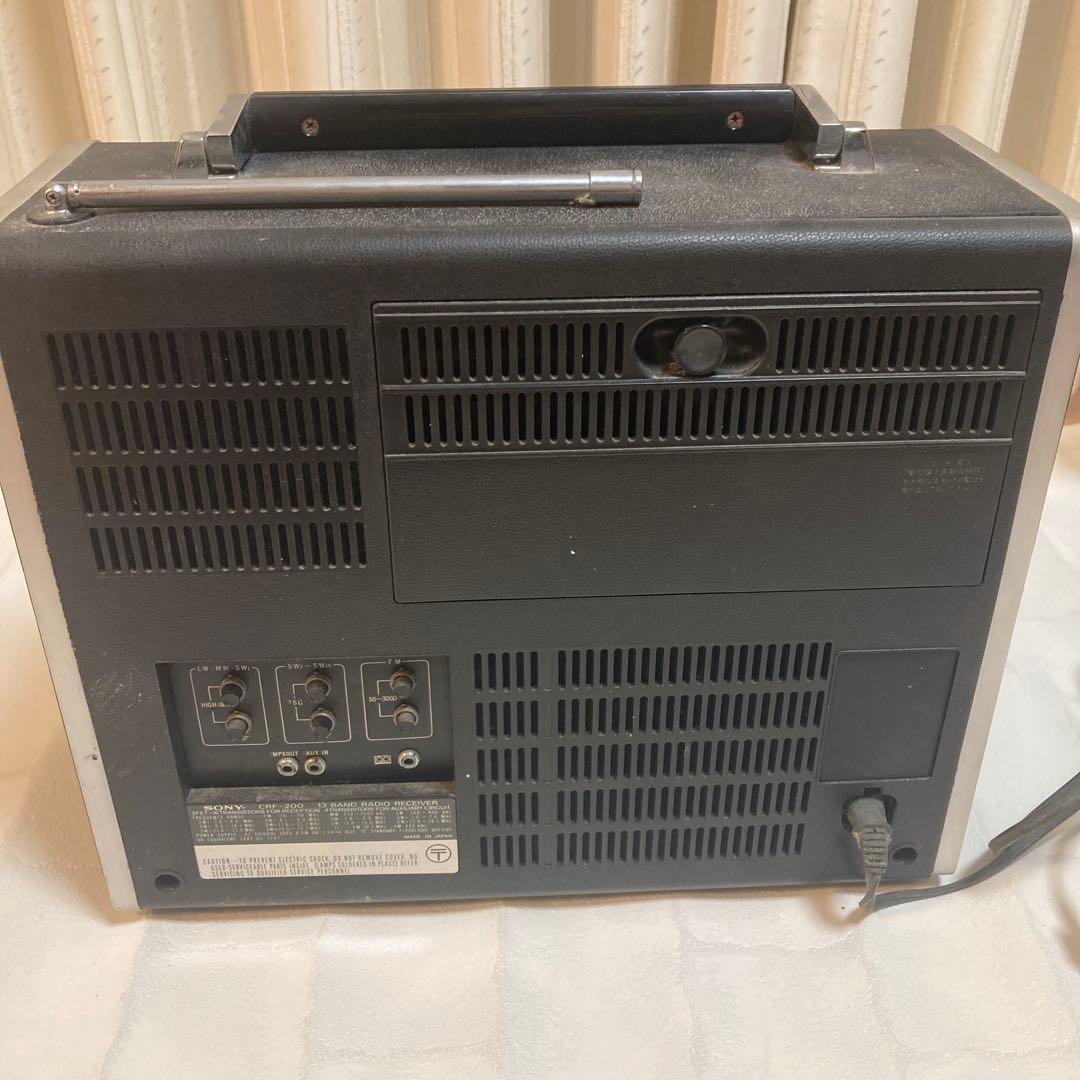 SONY CRF-200 13バンド レシーバー 電源ケーブル付 ジャンク品